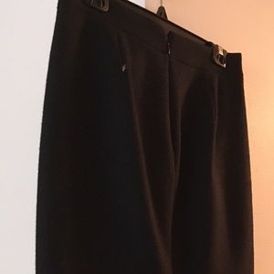 J Crew serge wool skirt, Size 2, black